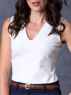 SophieGrace The Chloe Tank Ivory